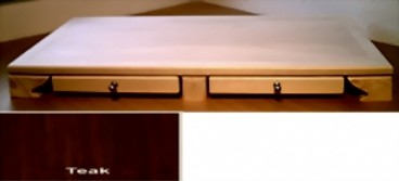AquaNano Tisch ArcT60 II Teak Lasur Fuß